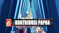 Sekumpulan anak muda Papua berkontribusi bangun Tol Bogor Outer Ring Road Seksi 3.