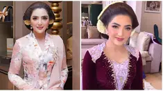 Ini adalah potret beda penampilan Ashanty saat mitoni kehamilan pertama dan kedua Aurel Hermansyah. Saat acara mitoni kehamilan pertama Aurel, wajah Ashanty dipoles oleh MUA La Ode Yusuf, sementara saat mitoni kehamilan kedua Aurel, wajah ibu sambung Azriel ini dipoles oleh MUA Hepidavid. Warna lipstiknya disesuaikan dengan kebayanya, Ashanty makin cantik. (Liputan6.com/IG/@ashanty_ash)