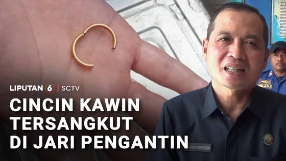 Cincin Kawin Tersangkut di Jari Pengantin