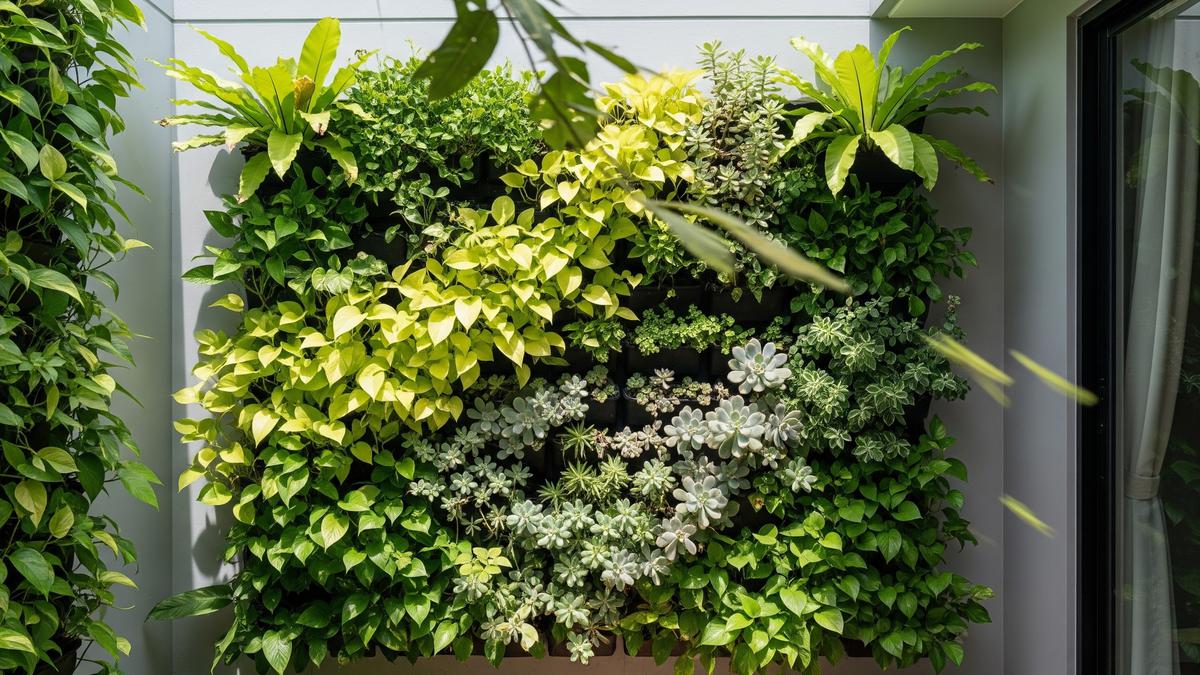 Desain Vertical Garden Low Budget untuk Teras Rumah Minimalis