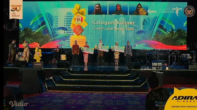 Semarak Malam Anugerah Kreatif Lokal Award 2020: Dari Pengumuman Pemenang sampai Penampilan Artis Ternama