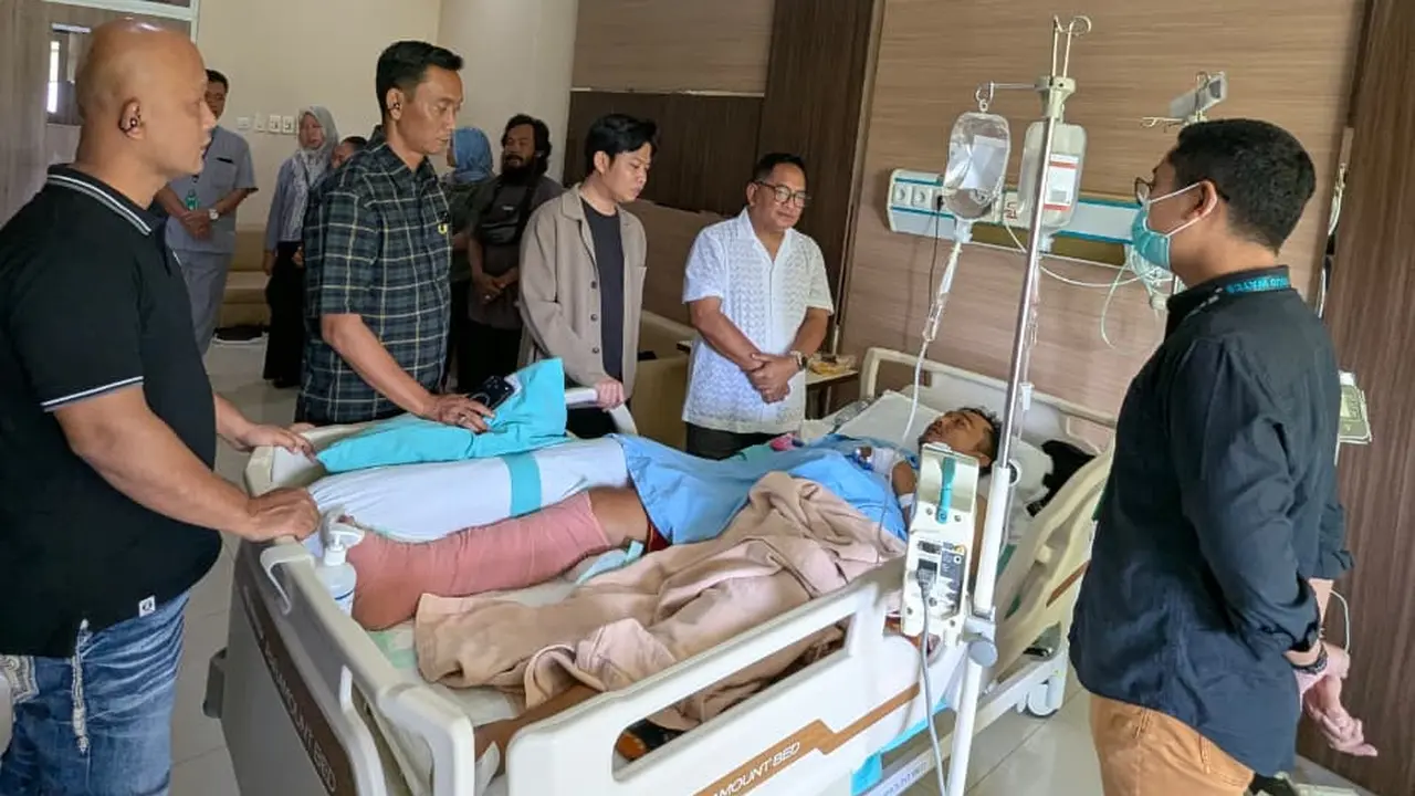 Korban kecelakaan di Kulon Progo. (Liputan6.com/Kukuh Setyono)