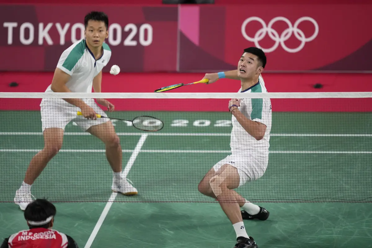 FOTO: Kevin / Marcus Kalah dari Wakil Taiwan di Olimpiade Tokyo 2020