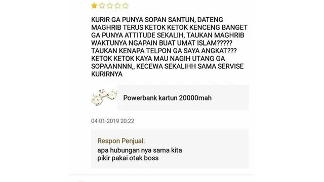 5 Ulasan Pembeli Kasih Bintang 1 Ini Bikin Geregetan