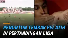 Insiden mengerikan terjadi di pertandingan Divisi 3 Liga Argentina.