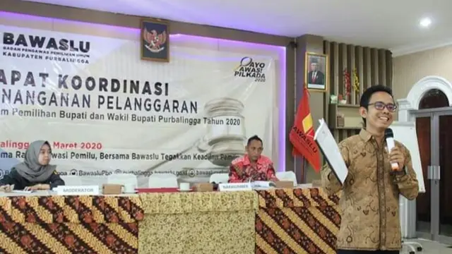 Imam Nurhakim Ketua Bawaslu Purbalingga. (Foto: Liputan6.com/Rudal Afgani)
