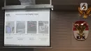 Layar monitor menampilkan kronologi peristiwa tangkap tangan terduga pelaku tindak pidana korupsi terkait penerimaan atau janji dalam pengurusan sengketa lahan di Pengadilan Negeri Depok di gedung Merah Putih Komisi Pemberantasan Korupsi (KPK), Jakarta, Jumat (6/2/2026). (Liputan6.com/Helmi Fithriansyah)