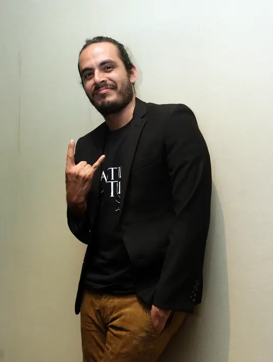 Josiah Hogan, berperan sebagai David dalam film 'Kastil Tua' saat ditemui  di Epicentrum, Jakarta Selatan, Rabu (5/8/2015). (Wimbarsana/Bintang.com)