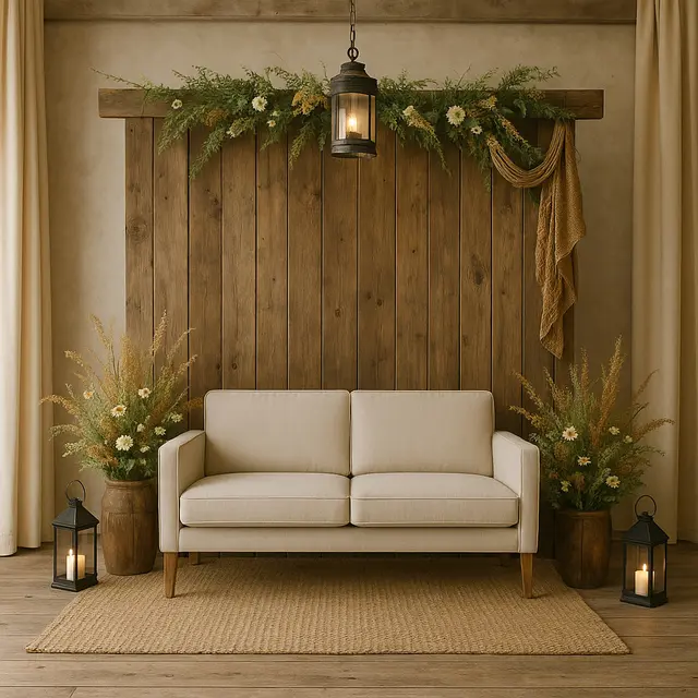 Pelaminan Rustic (Foto: ChatGPT)