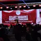 Silaturahmi Nasional (Silatnas) Kebangsaan di Gedung Auditorium Sekolah Tinggi Ilmu Kepolisian (PTIK), Jakarta Selatan, Sabtu (13/7/2024) malam. (Liputan6.com/Ady Anugrahadi)