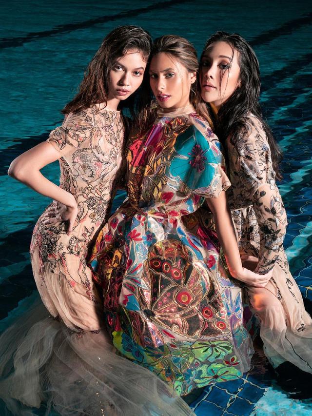 5 Gaya Pemotretan Yuki Kato, Valeriw Thomas, dan Anya Geraldine, Menawan