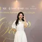 Kim Ji Won di konferensi pers "Be My One", Sabtu (31/8/2024) di Jakarta. [Foto: Ist]