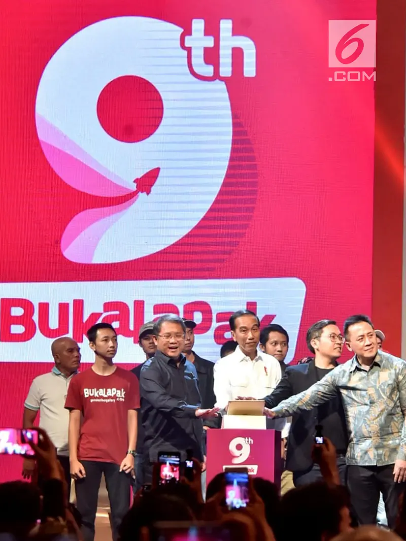 Presiden Jokowi Hadiri HUT ke-9 BukaLapak