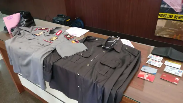 Polisi gadungan. (Liputan6.com/Nafiysul Qodar)