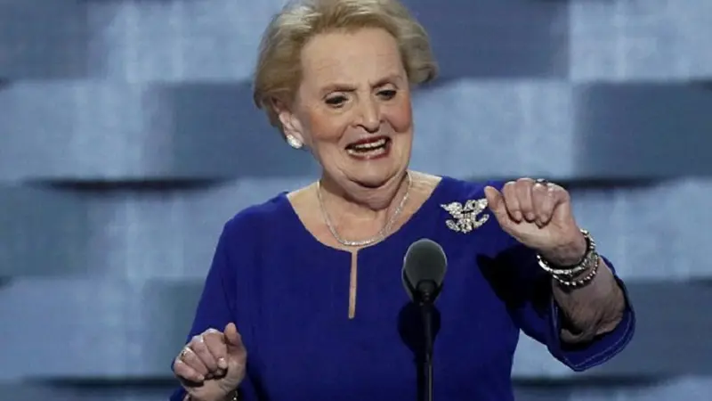 Menlu perempuan pertama AS, Madeleine Albright