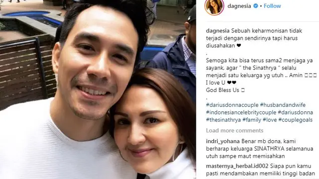 Donna Agnesia-Darius Sinathrya