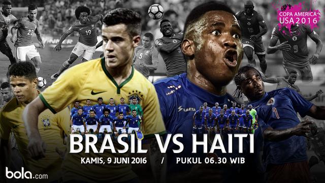 Copa America_Brasil Vs Haiti (Bola.com/Adreanus Titus)