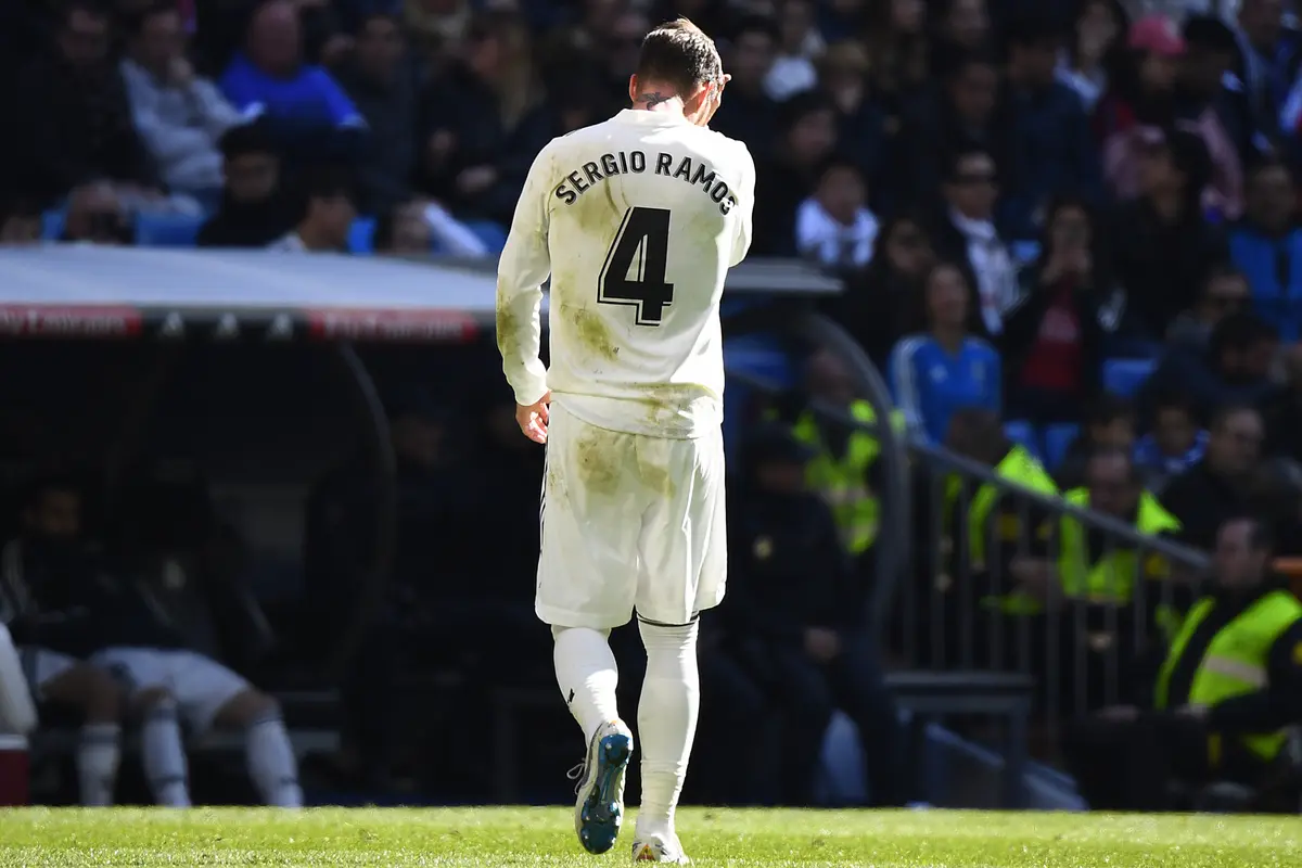 FOTO: Sergio Ramos Kartu Merah, Real Madrid Tumbang dari Girona