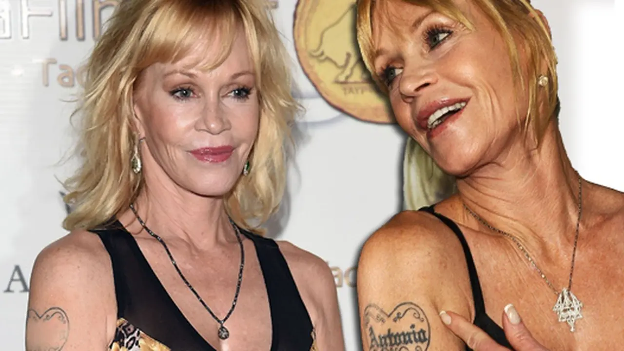 Cerai, Melanie Griffith Hapus Tato Nama Antonio Banderas