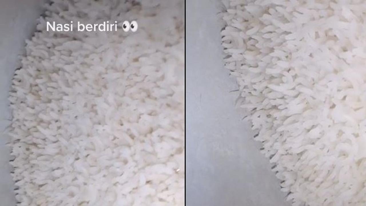 Viral Video Nasi di Rice Cooker Berdiri, Penampakannya Bikin Merinding