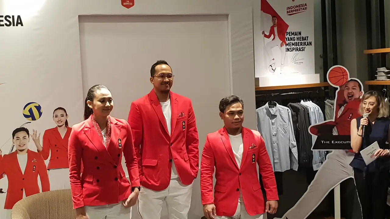 Kerennya Seragam Defile Atlet Indonesia Ini Dibuat Oleh Label Lokal