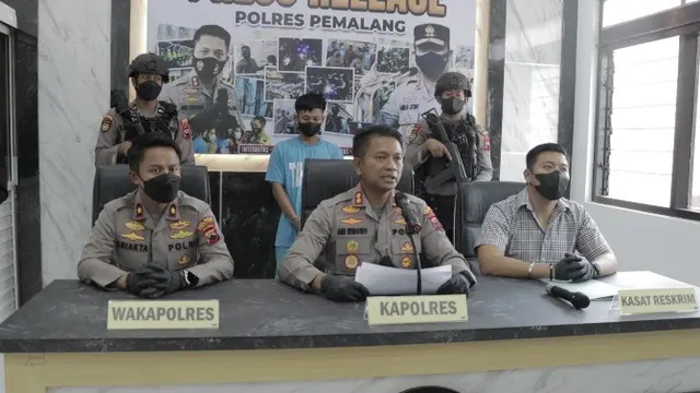 Tragedi suami tusuk istri hingga meninggal di Pemalang, Jawa Tengah. (Foto: Polres Pemalang/Liputan6.com)