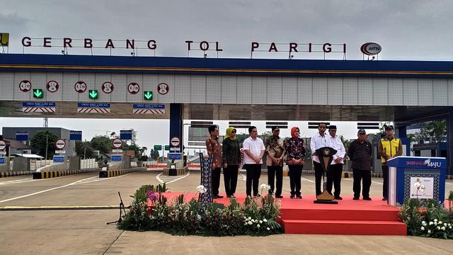 Presiden Jokowi resmikan Tol Kunciran-Serpong