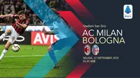 AC Milan vs Bologna (Liputan6.com/Abdillah)