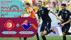 Berita Motion grafis hasil pertandingan Timnas Tunisia Vs Timnas Australia (26/11/2022) sore WIB. Gol Mitchell Duke menjaga asa peluang Timnas Australia lolos ke babak 16 besar Piala Dunia 2022.
