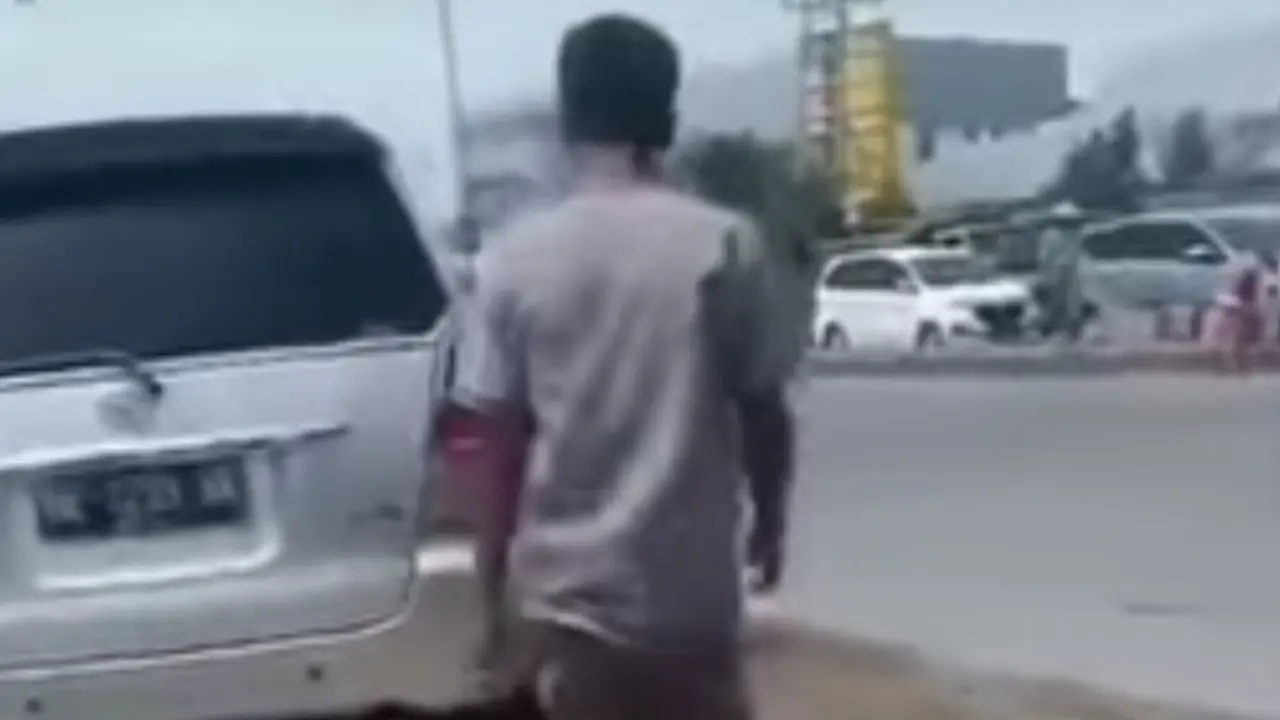 Tangkapan layar video amatir
