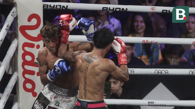 Foto: Aksi Berkelas Pertarung di Byon Combat 5, Penuh Kejutan dan Bikin Deg-degan