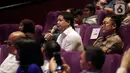 Selain para pemain, diperkenalkan juga para mitra yang telah mendukung terwujudnya produksi film ini, salah satunya Surya Citra Media. (Liputan6.com/Helmi Fithriansyah)