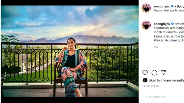 Ashanty - Anang Hermansyah (Foto: Instagram/@ananghijau)