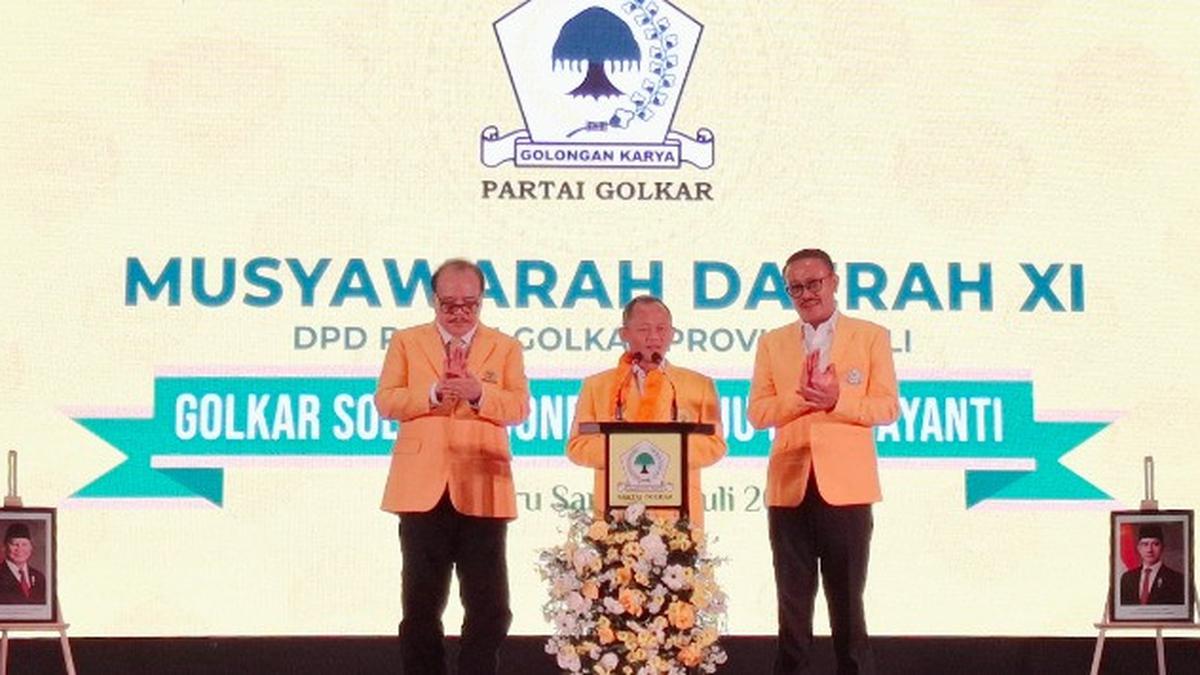 Rotasi Golkar Bali: Demer Jadi Ketua, Sugawa Kori Dapat Posisi Baru di DPP