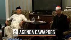 Ma'ruf Amin menemui pemenang lomba MTQ Internasional Syamsuri Firdaus di Jakarta. Pertemuan Ma'ruf dan Syamsuri dilakukan berbarengan dengan awal sidang sengketa Pemilu di MK.