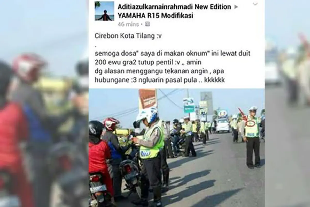 Kritik Kinerja Polisi, Netizen Gunakan Tagar Cirebon Kota Tilang