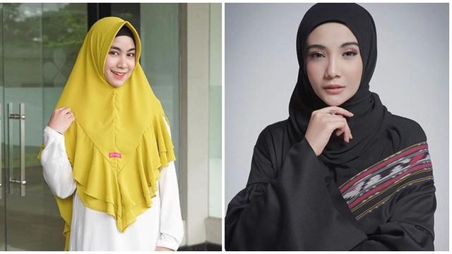 7 Potret Artis Yang Sudah Mantap Berhijab Syari Ini Kian Cantik Dan Anggun Hot Liputan6 Com