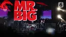 Penampilan Mr. Big di Jakarta kali ini masuk dalam rangkaian tur dunianya yang bertajuk 'The Big Finish'. (Liputan6.com/Johan Tallo)