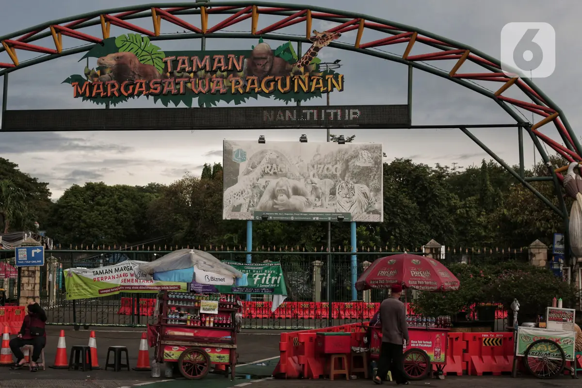Ragunan Masih Ditutup untuk Pengunjung