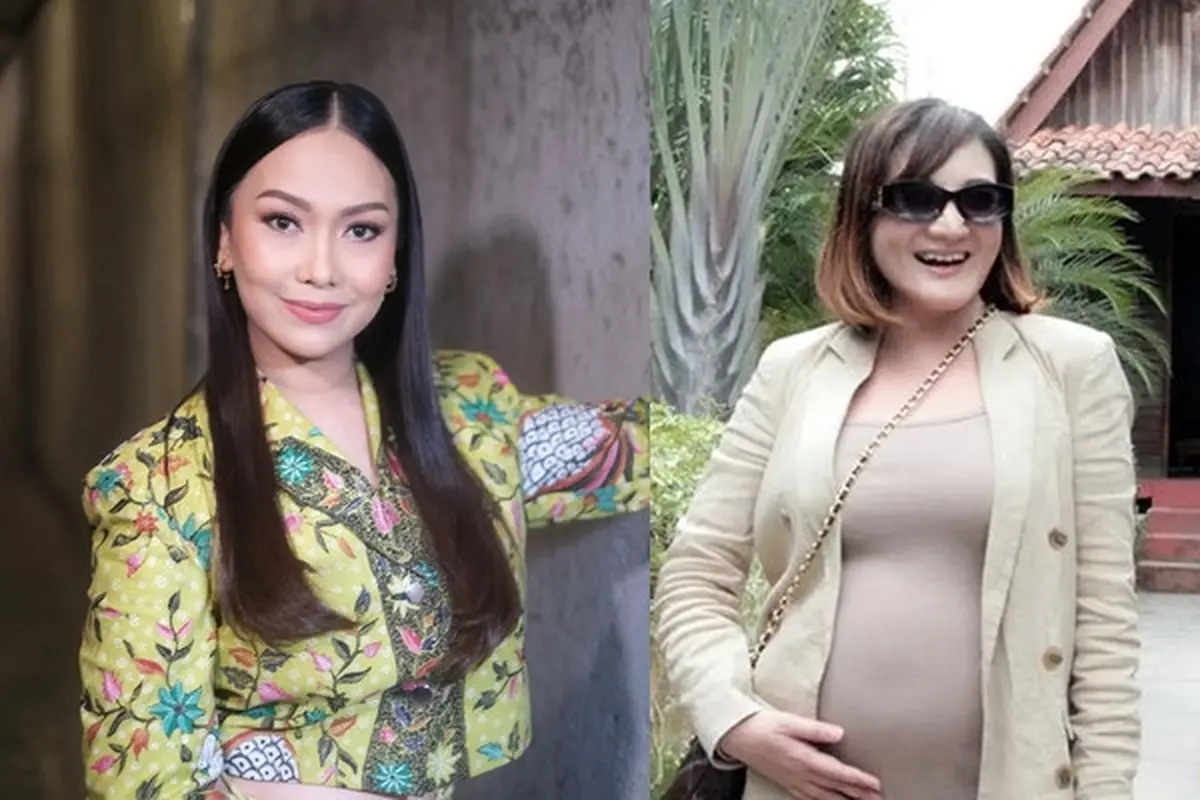 Nola B3 dan Kiki Amalia hamil dan melahirkan di usia 40 tahun ke atas. [Foto: Instagram/riafinola/kikiamaliaworld]