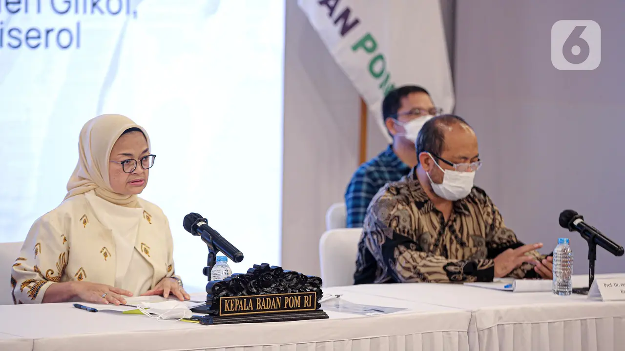 Kepala BPOM Paparkan Terkait Obat Sirup