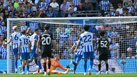 Hasil Liga Inggris: Sia-sia Gol Erling Haaland pada Penampilan ke-100 di Premier League! Man City Kandas dari Tuan Rumah Brighton