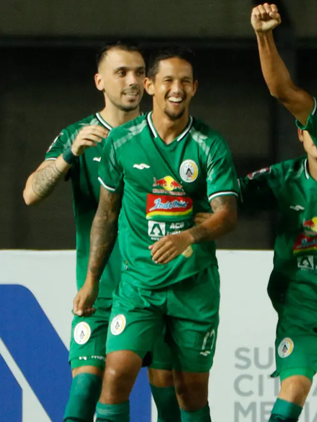 Selebrasi pemain PSS Sleman