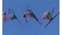 Foto: Pemain Ski Telanjang jadi Viral di YouTube (youtube.com)