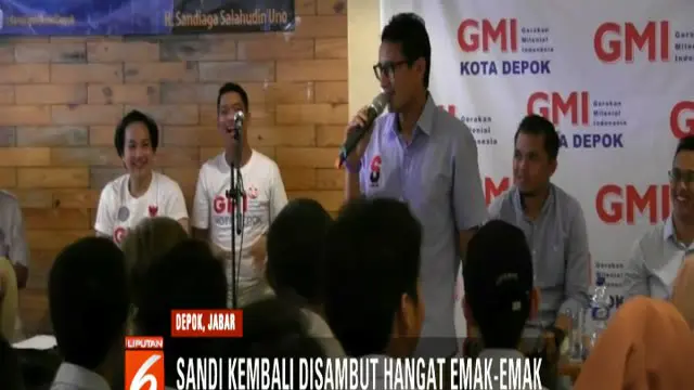 GMI Depok adalah gerakan yang digagas anak muda agar melek politik. Sebagai simpatisan dari Prabowo-Sandi, GMI mentargetkan bisa menyumbang 80 persen suara Kota Depok untuk Prabowo-Sandi.