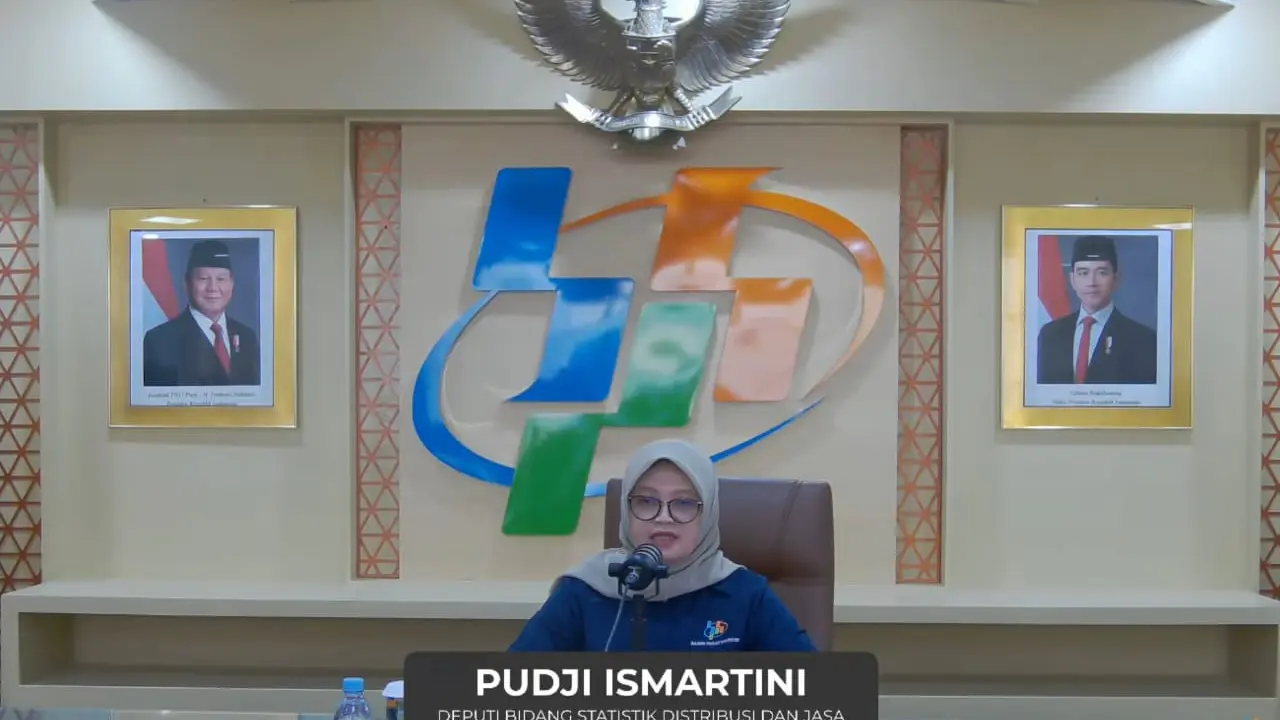 Deputi Bidang Statistik Distribusi dan Jasa Badan Pusat Statistik (BPS) Pudji Ismartini