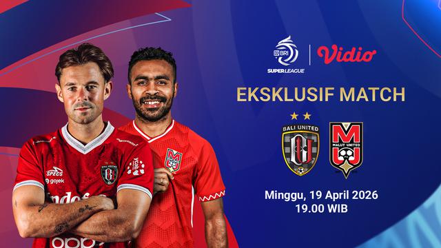 Bali United vs Malut United, eksklusif hanya di Vidio.