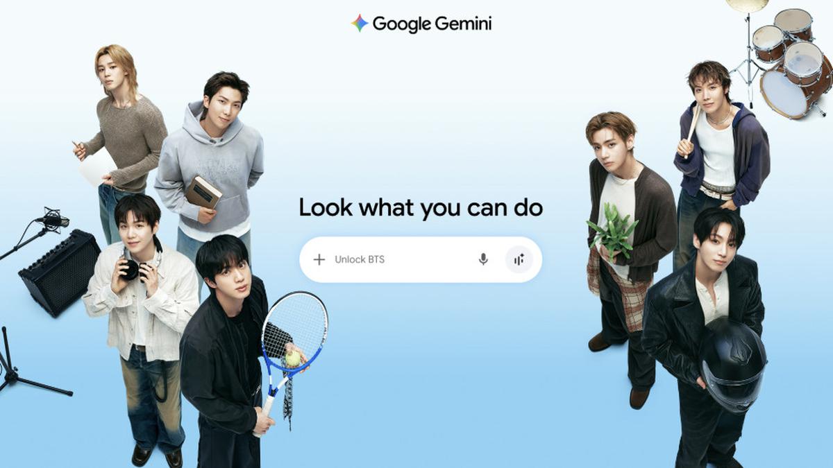 BTS dan Google Gemini Kolaborasi, Umumkan 4 Feature Baru