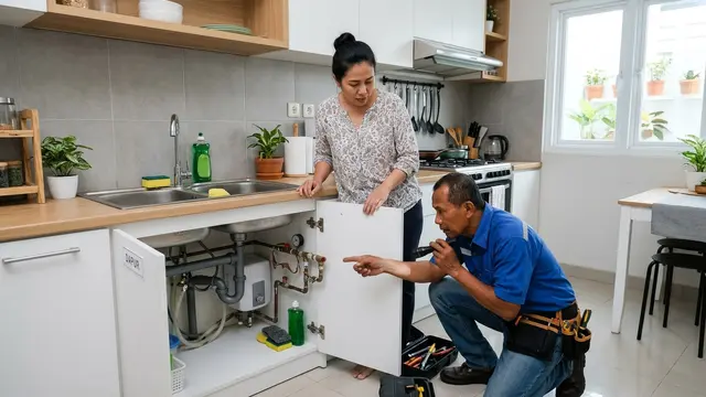 Penyebab Pipa Air di Dapur Mengeluarkan Suara Berisik (AI Generated)