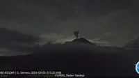 Gunung Semeru erupsi tinggi letusan capai 800 meter (Istimewa)